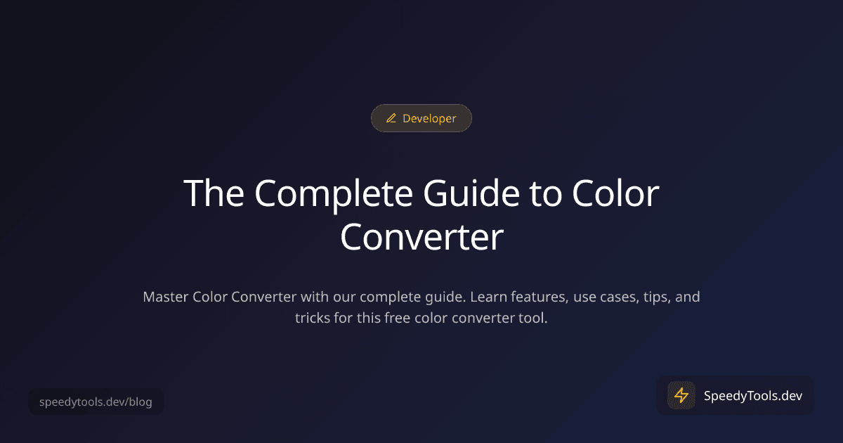 The Complete Guide to Color Converter
