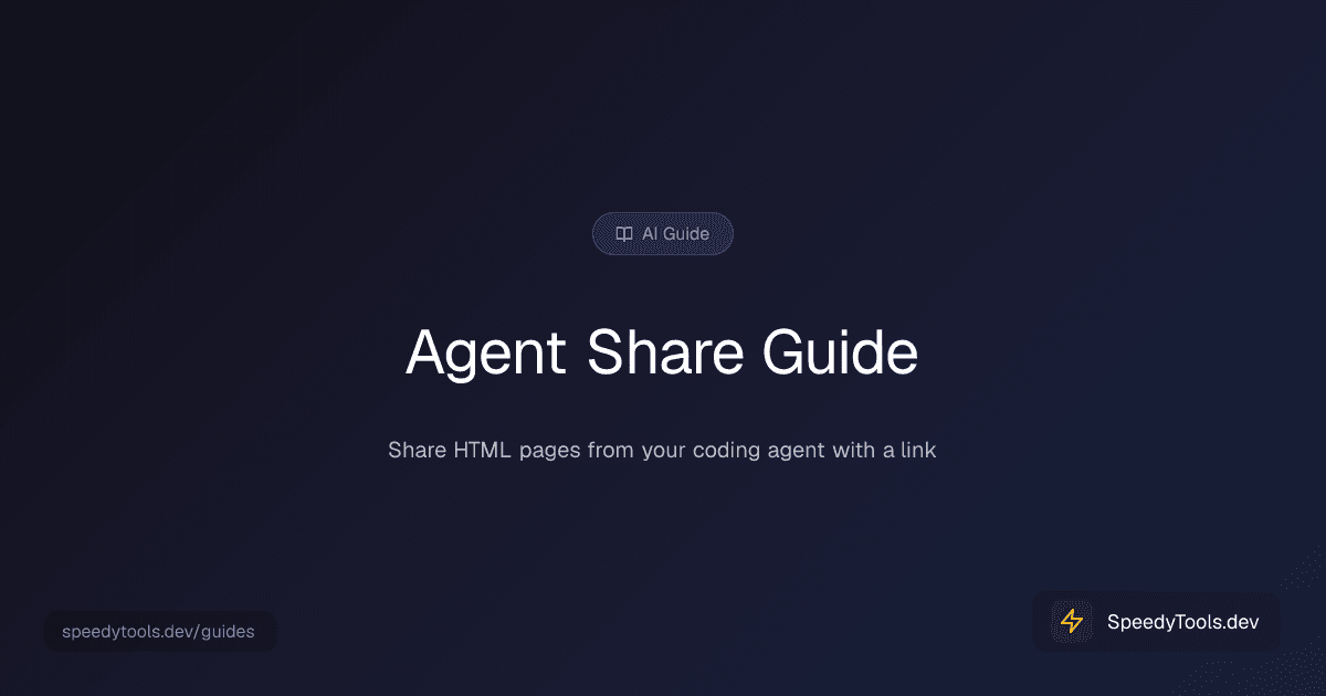 Agent Share guide