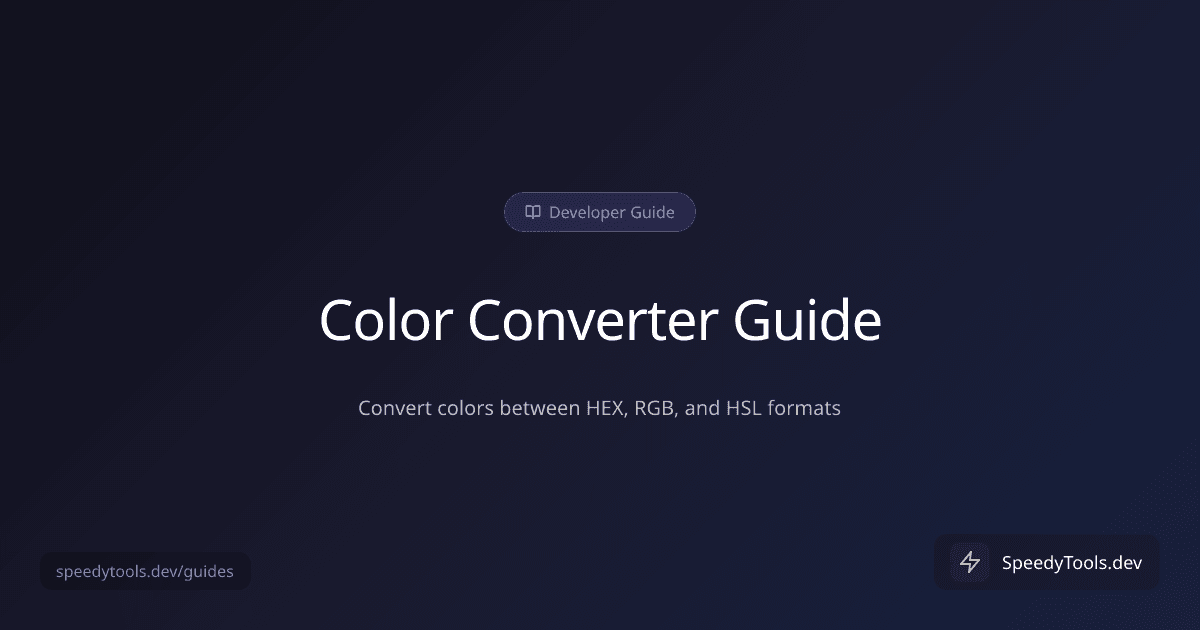 Color Converter guide