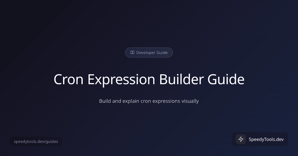 Cron Expression Builder guide