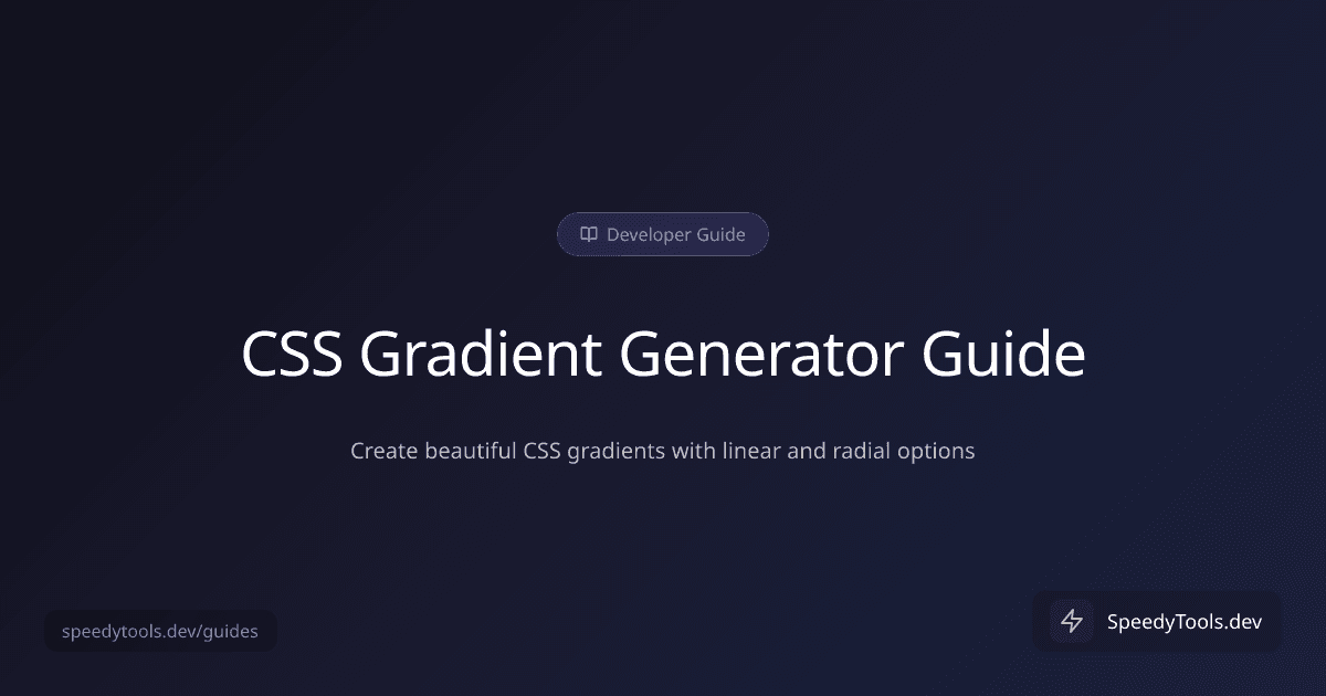 CSS Gradient Generator guide