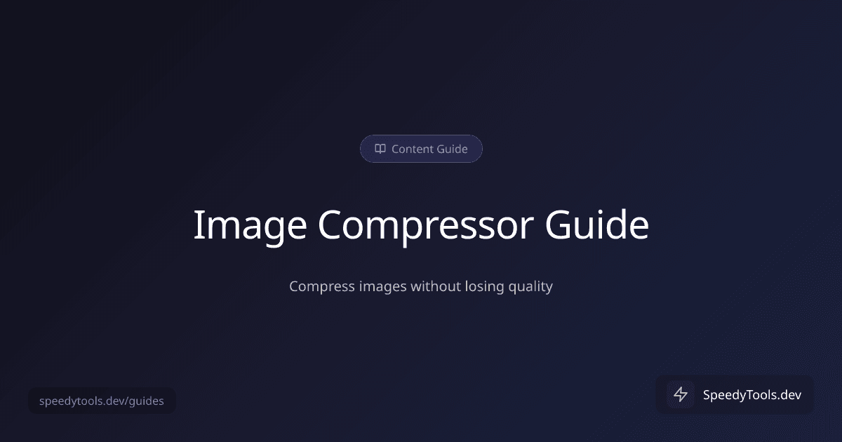 Image Compressor guide
