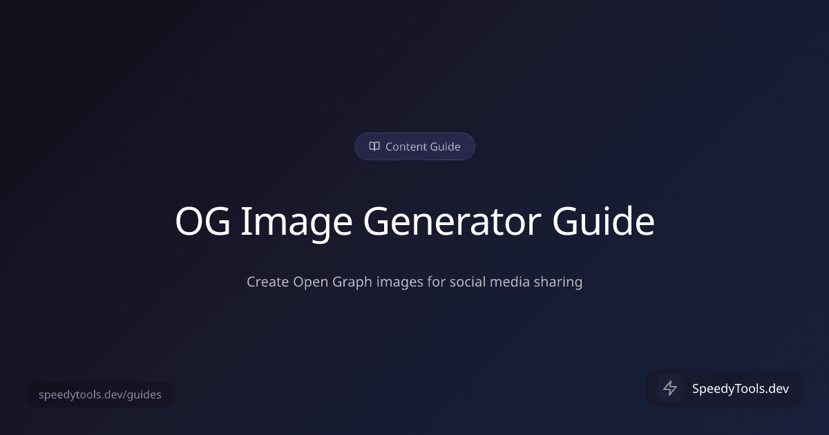 OG Image Generator guide