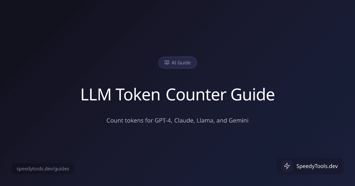 LLM Token Counter guide