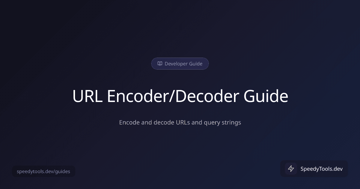 URL Encoder/Decoder guide